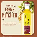 Jivo Groundnut Oil 1 Litre | Cold Pressed, Unrefined Peanut Oil for Cooking | Vitamin A & D Fortified, Chemical-Free Ground Nut Oil 1L gallery image