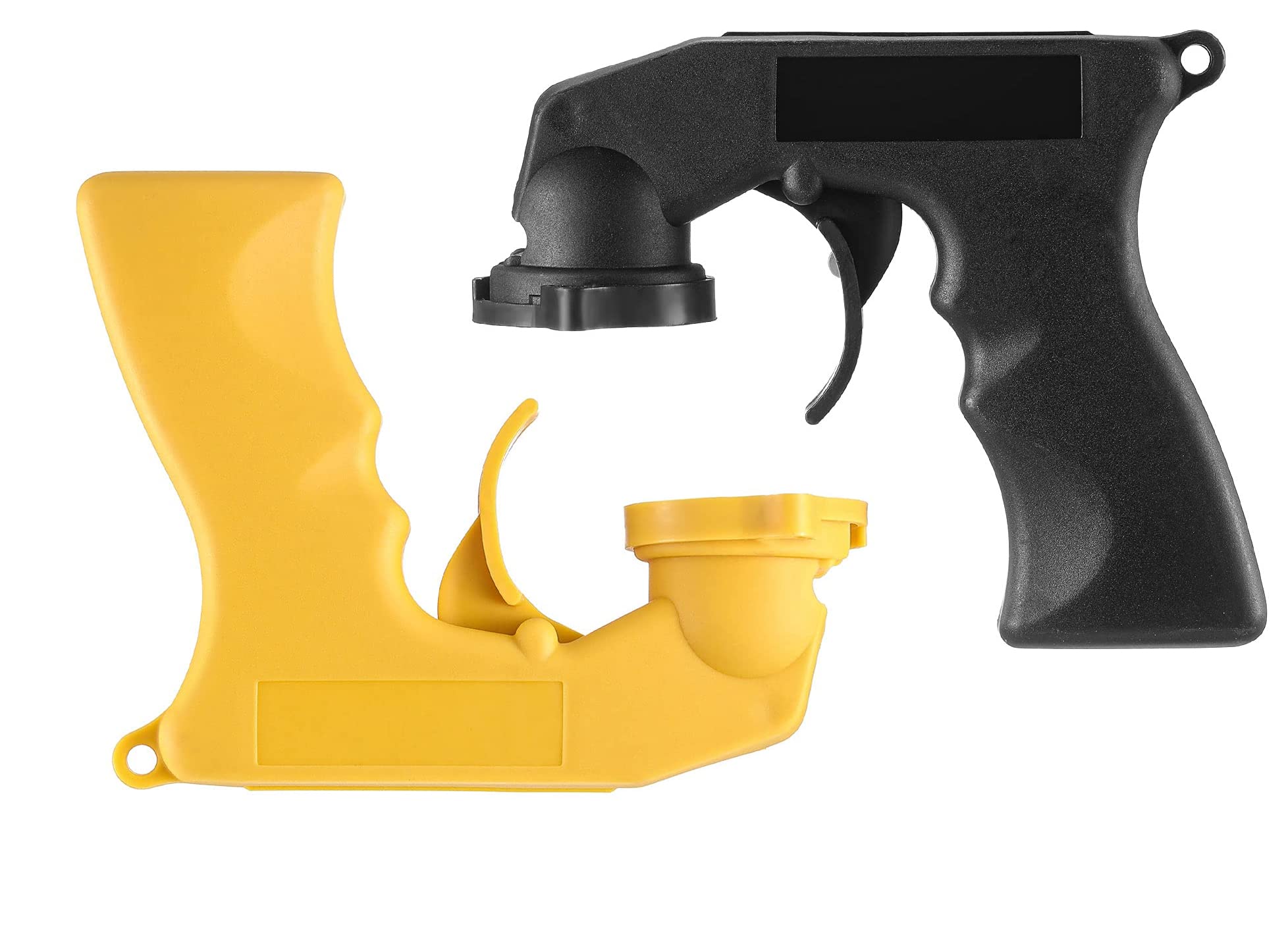 WANGCL Spruzzatore con Impugnatura a spruzzo con Impugnatura a spruzzo e grilletto con Impugnatura Completa per Vernice Spray, lubrificanti (Nero e Giallo)