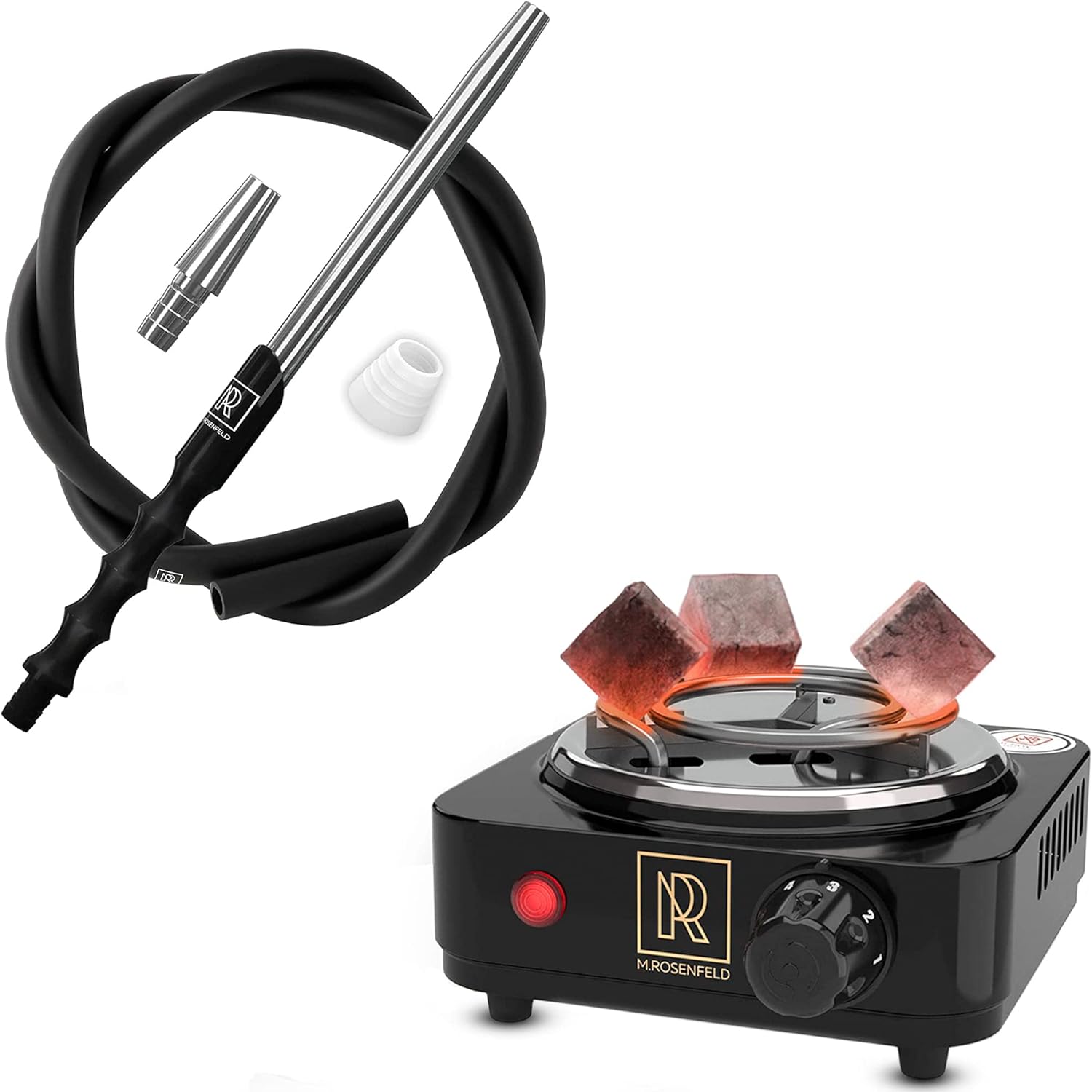 Coal Burner for Hookah Cubes 500W with grid BLACK HEAT