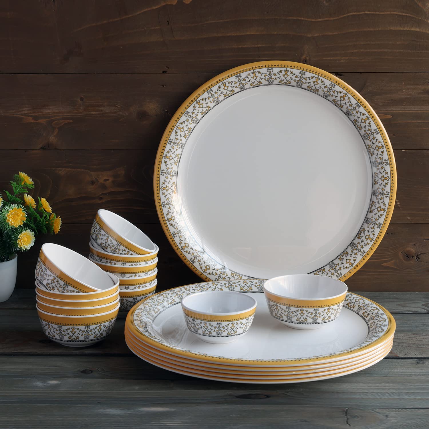 Superware Majestic Melamine Dinner Set - 18 Piece -24 Superware Majestic Melamine Dinner Set - 18 Piece -24