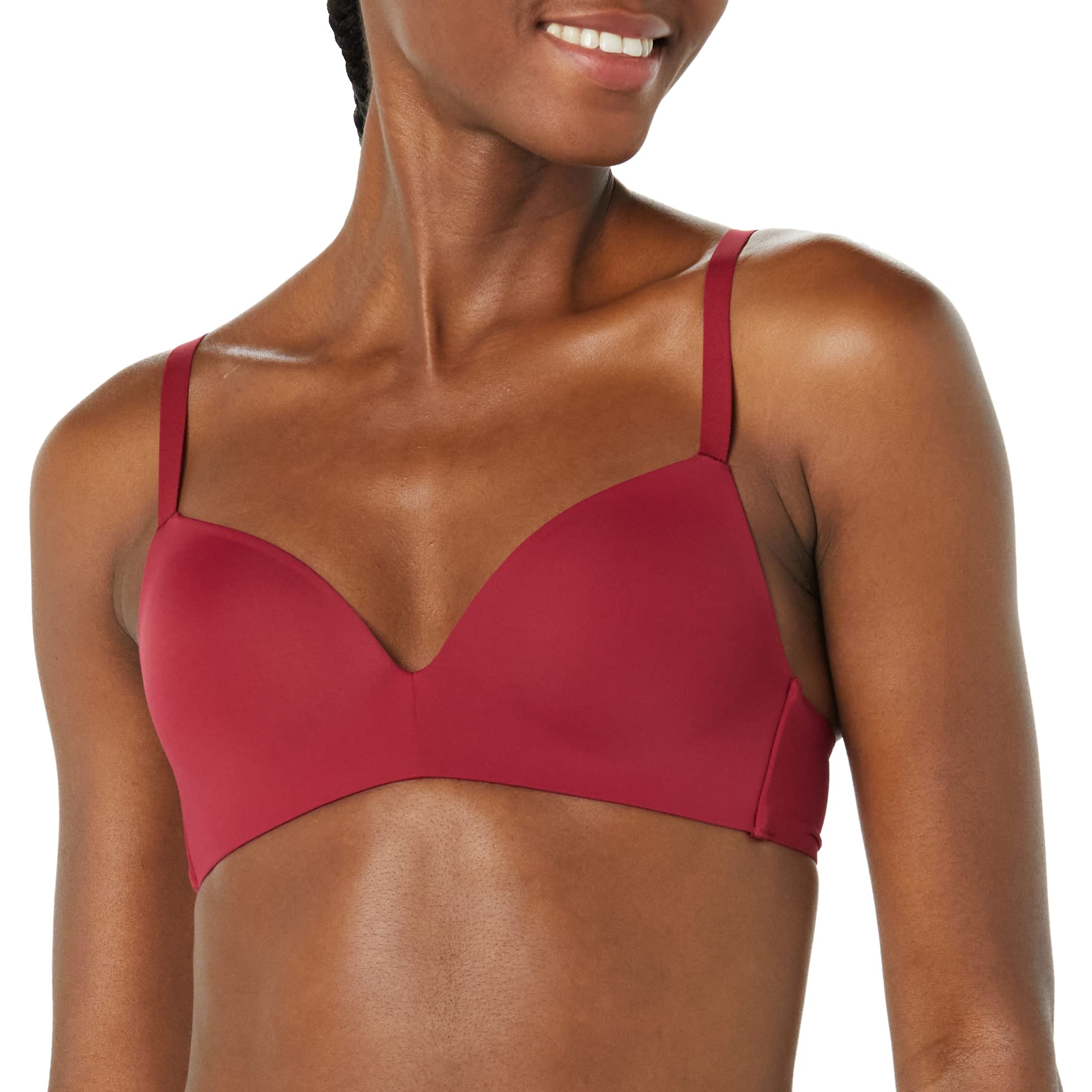 Amazon Essentials Reggiseno Leggermente Foderato Senza Ferretto Donna, Pacco da 2