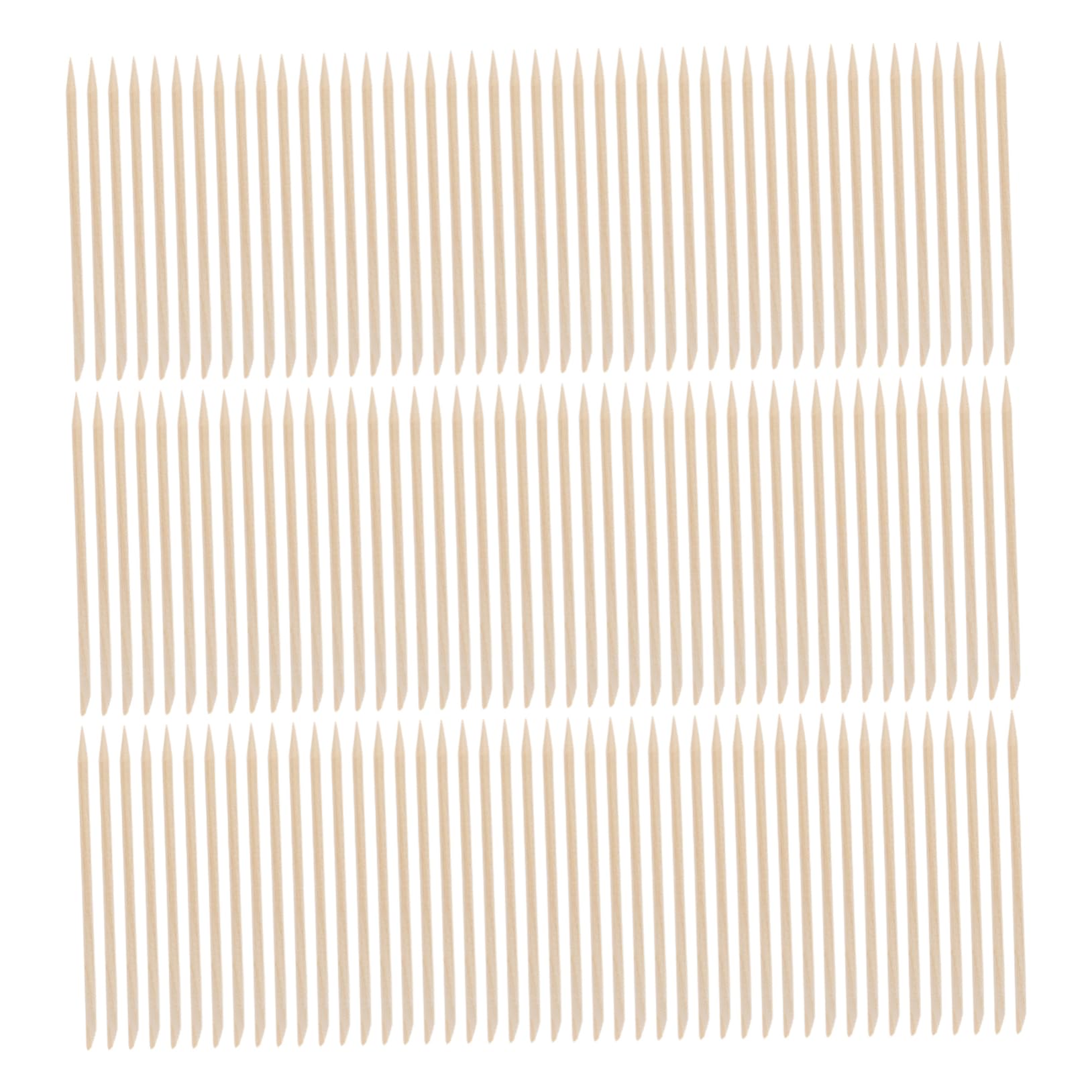 Mikinona Manicure Supply 300pcs Double-headed Nail Cleaning Stick for Cuticle Removal