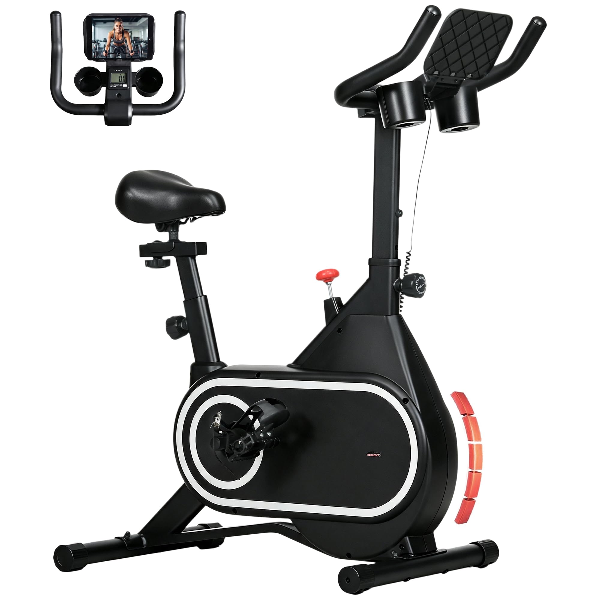 SPORTNOW Cyclette Professionale Magnetica con Volano da 4kg Display LCD
