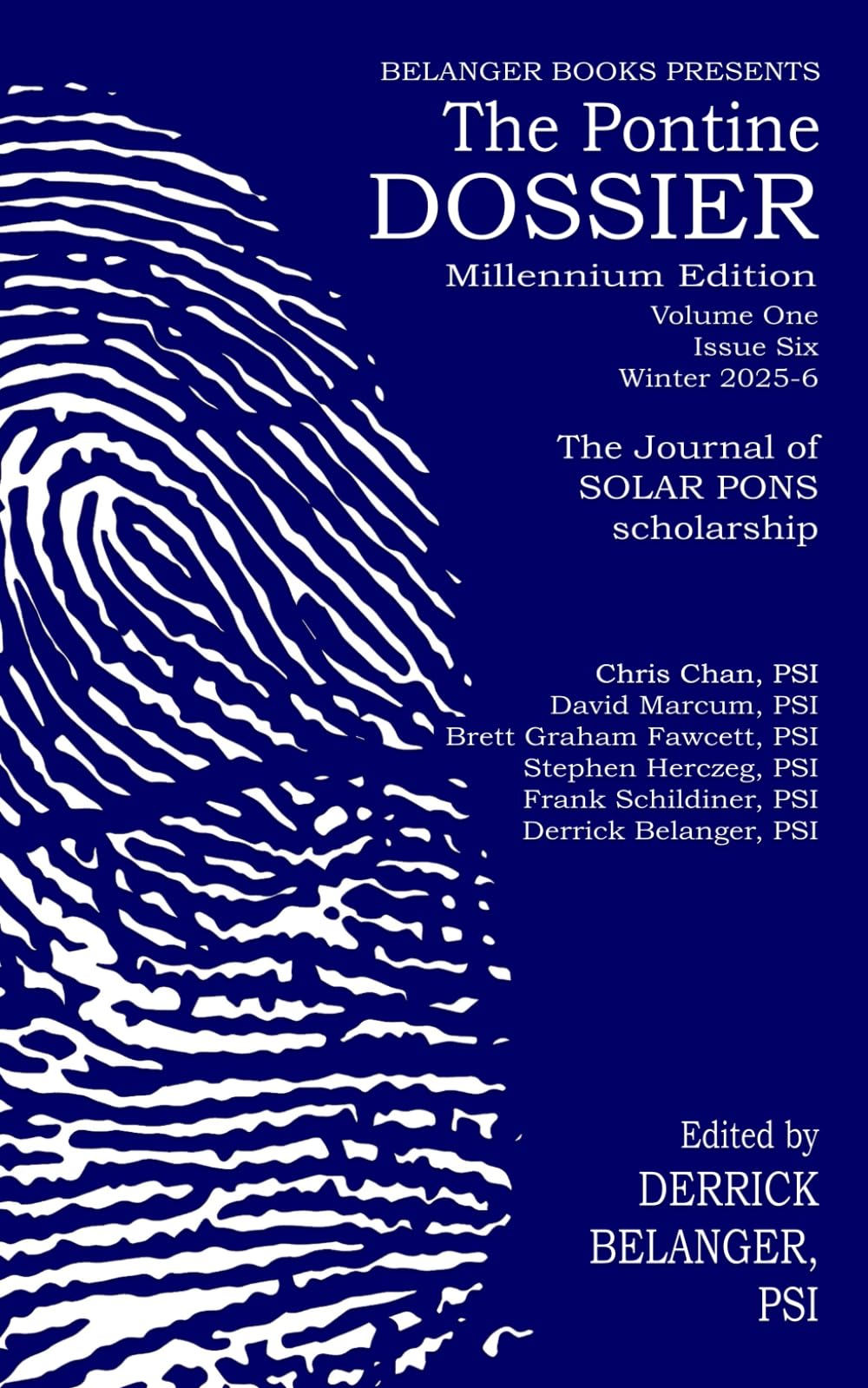 The Pontine Dossier Millennium Edition Volume One Issue Six: 8