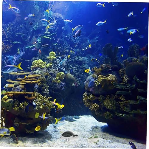 Miniatura 7 de POPETPOP 2 piezas de animales flotantes de cerámica, juguetes de animales pequeños, decoraciones de peces para tanque, decoración del océano,