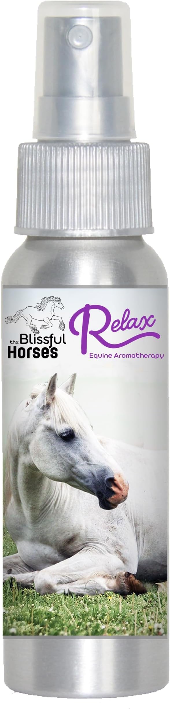 The Blissful Horses Relax Spray Aromatherapy All Natural Support for Your Horse's Anxiety