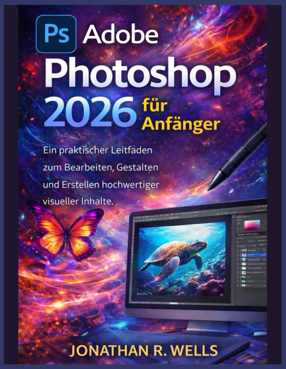 Adobe Photoshop 2026 für Anfänger: Ein praktischer Leitfaden zum Bearbeiten, Gestalten und Erstellen hochwertiger visueller Inhalte