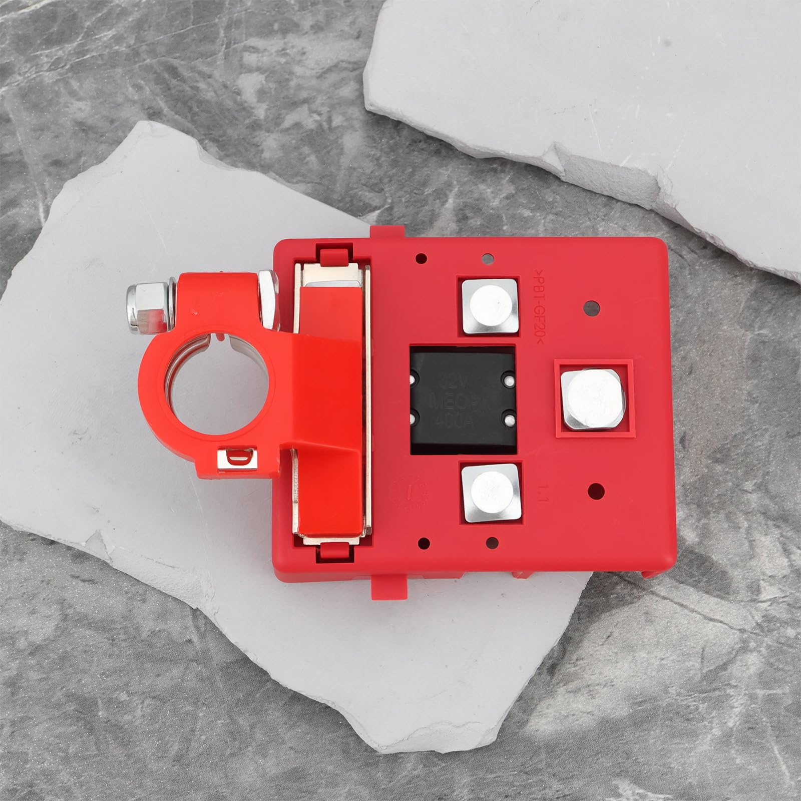 EMSea Clip de Bater¨ªa para Modificaci¨®n Coche Conector de Terminal de Bater¨ªa de 32 V Y 400 A Compatible con Renault Cenic II Y Megane II (8200381281)