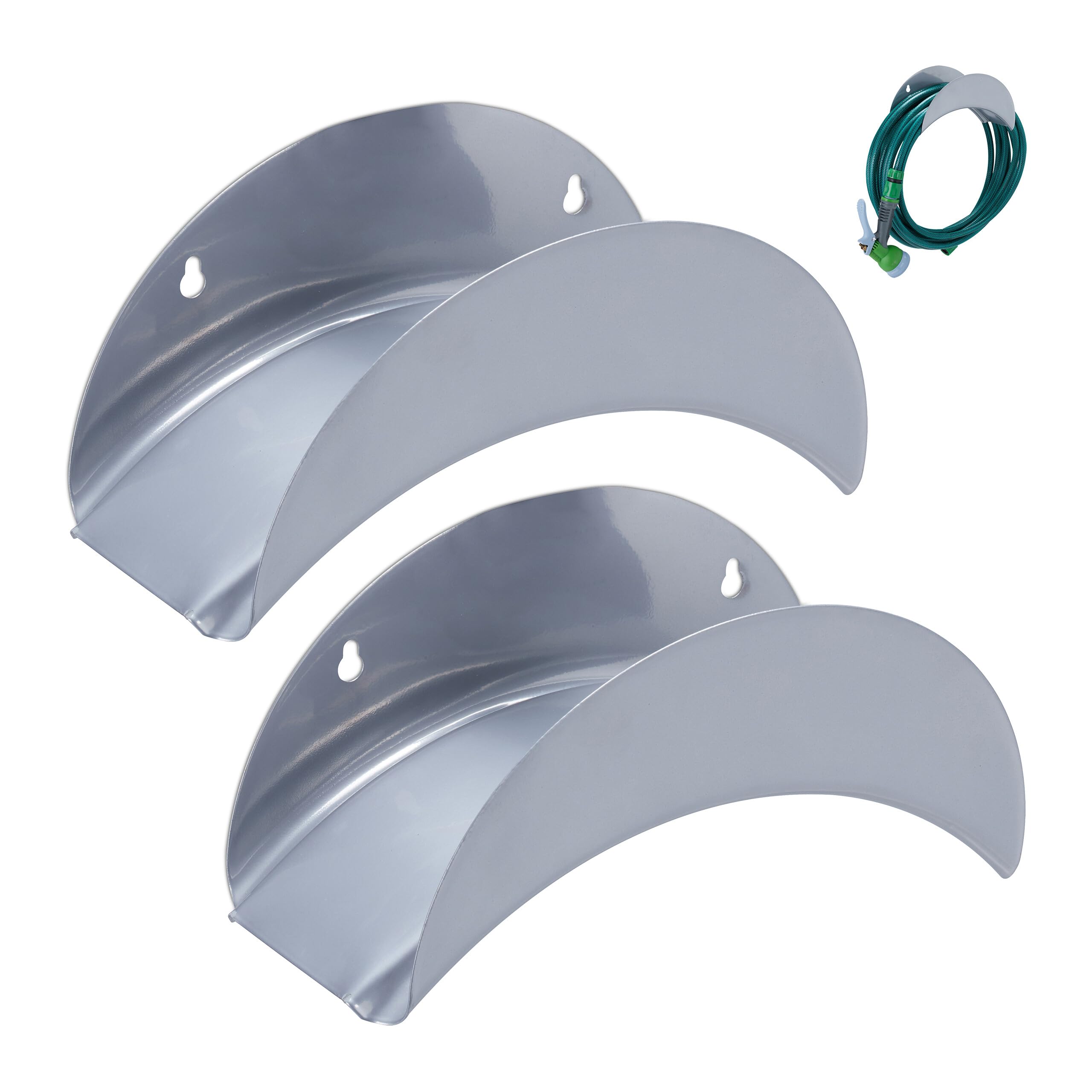 Godneei Schlauchhalter Wand - Schwerlast Halterung Für Gartenschlauch