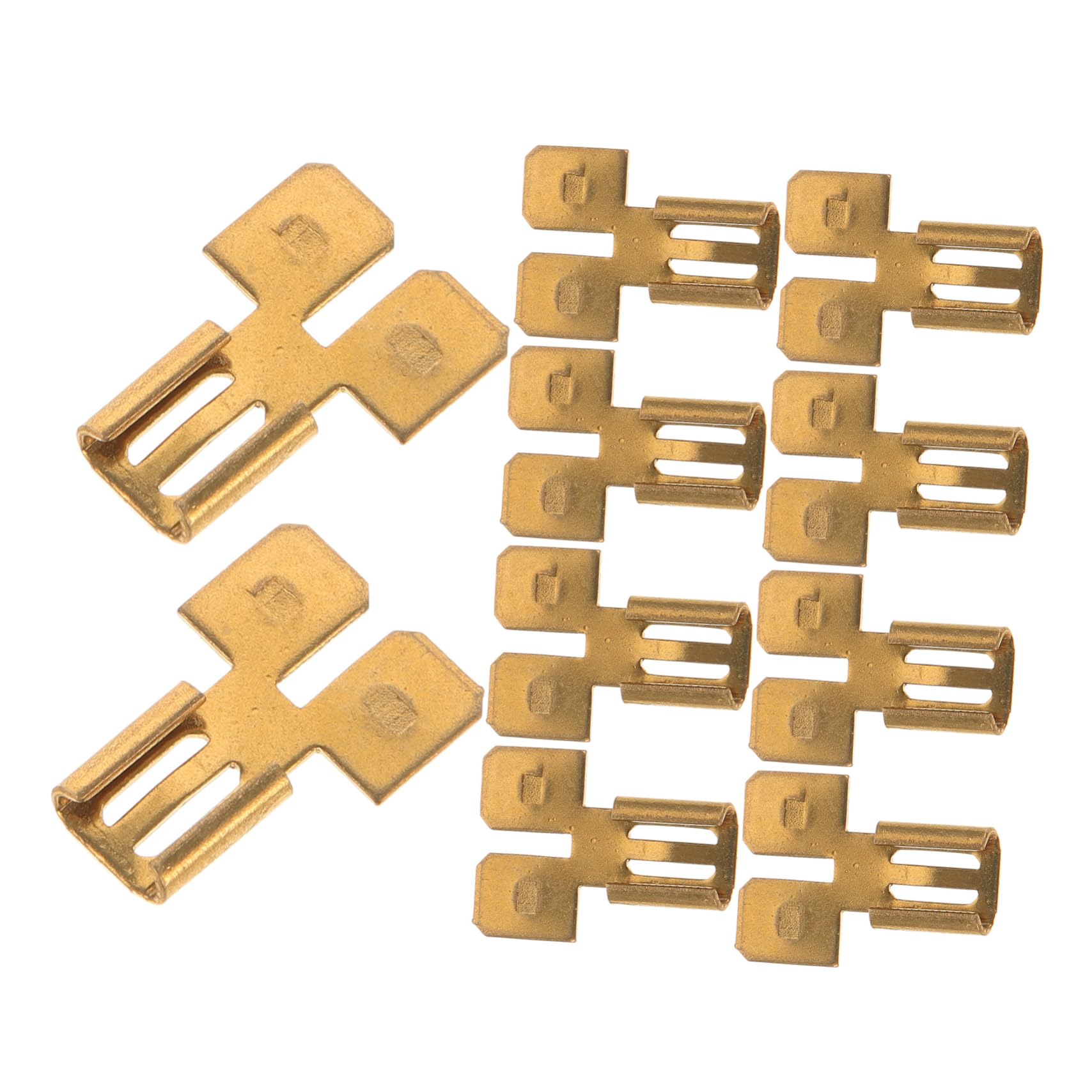 KICHOUSE 8pcs Two-Way Wire Terminal Crimp Connectors Terminal Connectors Electrical Connectors Spade Connectors Wire Terminal Kit Wire Connectors Spade Automotive Wire Connectors