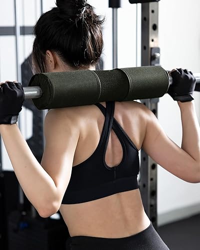 Miniatura 3 de Almohadilla para sentadillas con almohadilla de nailon antideslizante, almohadilla de espuma gruesa para sentadillas, estocadas y acolchado de barra