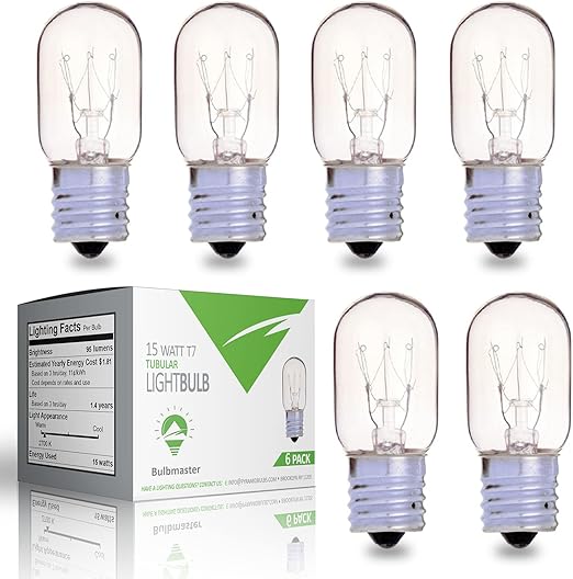 BULBMASTER 15 Watts T7 Replacement Light Bulb for Lava Lamp 15T7