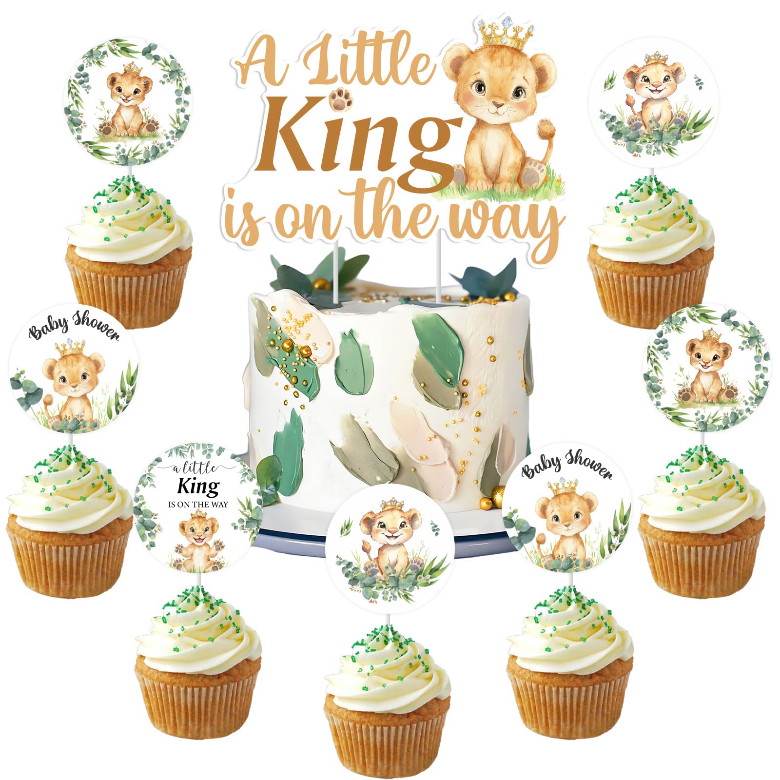 Set Van 6 The Lion King Cake Topper Mini Figuren De Leeuw Koning Cake Decoratie Figuur Set Verjaardagstaart Decoratie Cupcake Cijfers Voor Jongens Meisjes Feestdecoraties