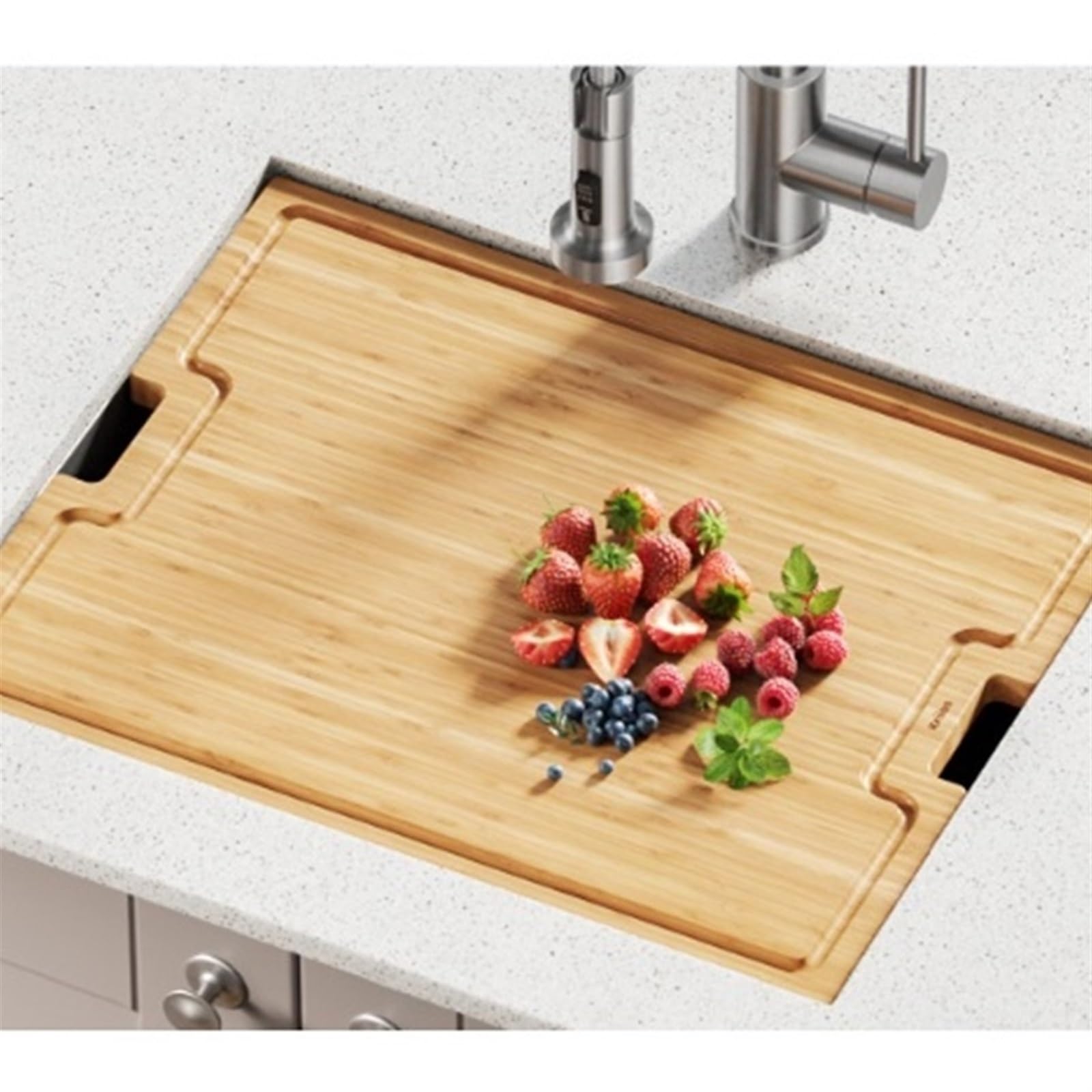 Tabla de cortar, estación de trabajo, fregadero de cocina, tabla de cortar/tabla de servir para la cocina del hogar