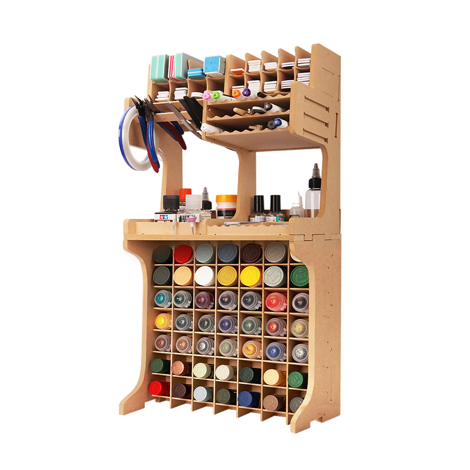 Amazon.co.jp: Bucasso プラモデル ペイントラック 塗料ラック 工具