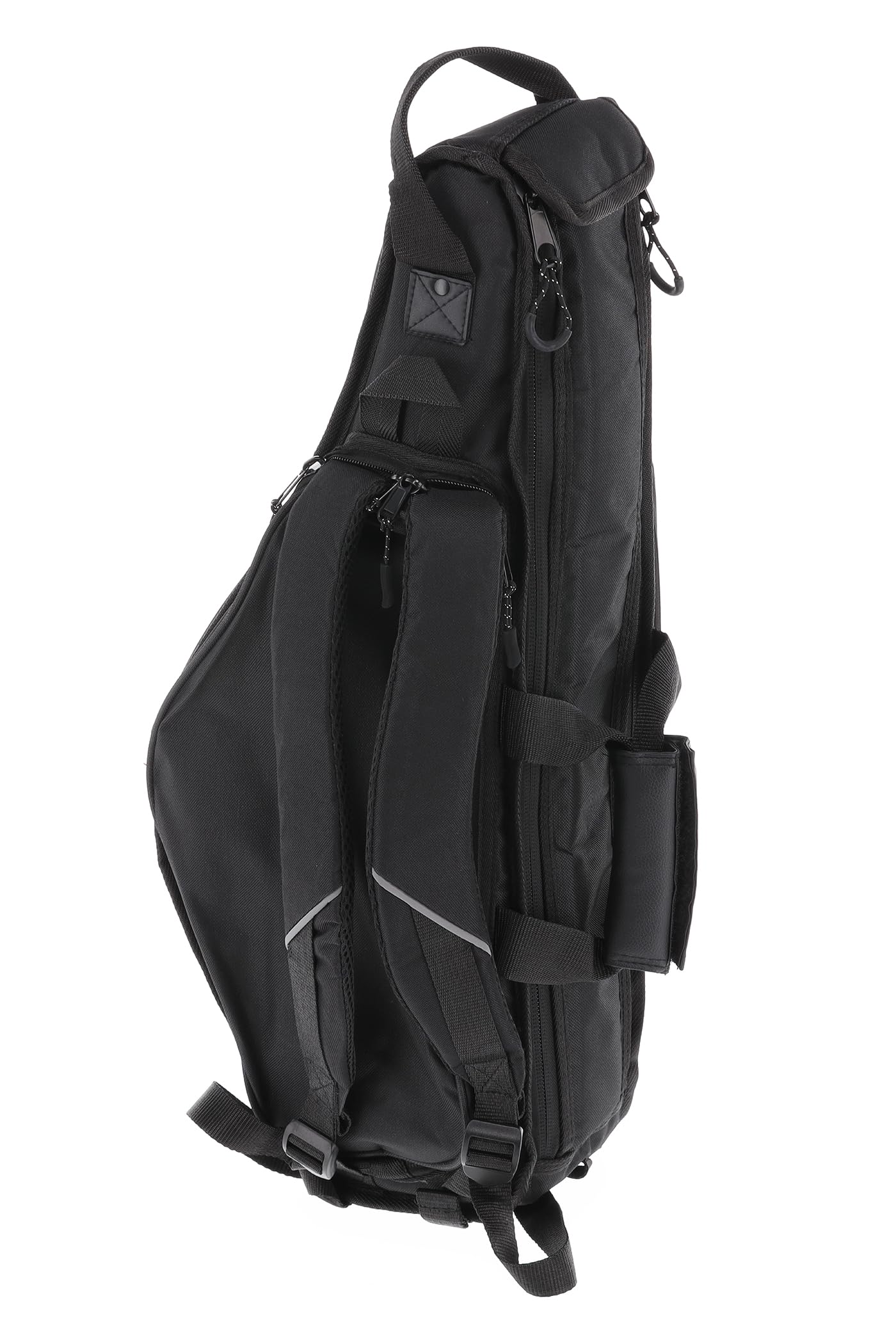 GEWA sac de transport Premium pour saxophone alto - Cordura 600 Denier - Résistant à la déchirure et à l'eau - Rembourrage de 30 mm - Poche pour le bocal - Noir