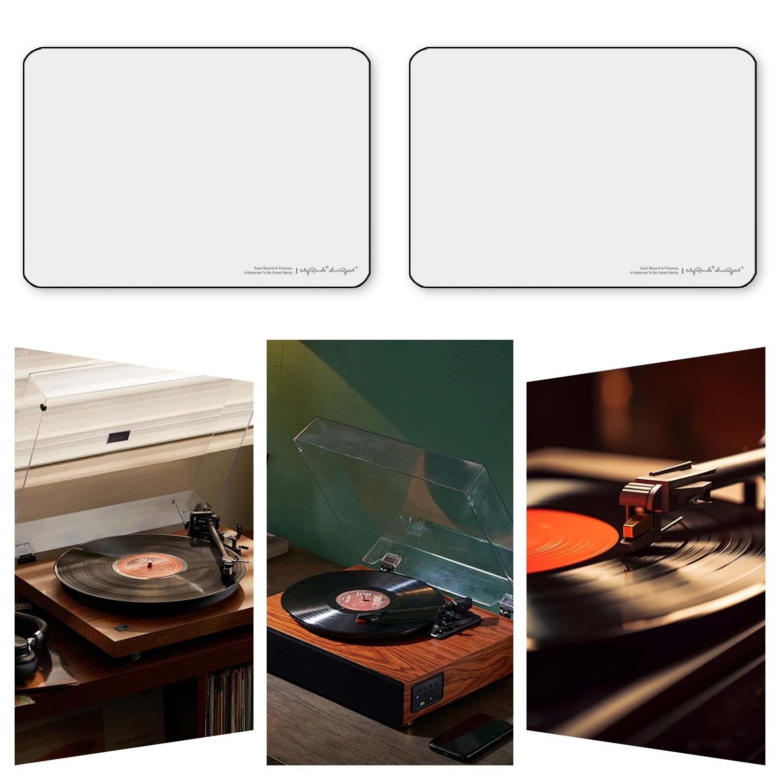 Panno per la pulizia dei dischi in vinile, confezione da 5 panni antistatici per la pulizia dei CD, in microfibra ultra morbida, senza pelucchi, per LP/CD/DVD, 23,9 x 16,5 cm, panni anti-spargimento