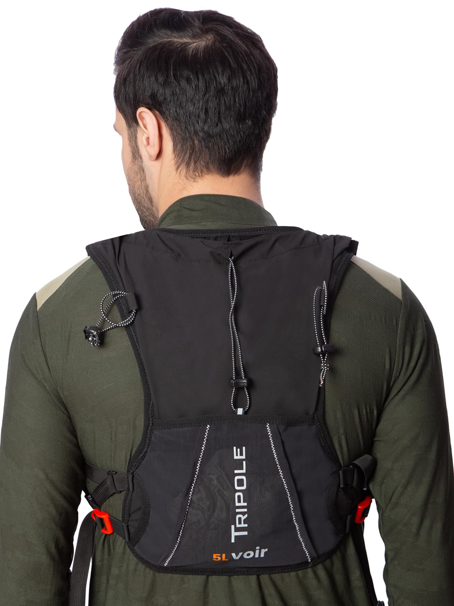 Tripole Voir Hydration Bag and Backpack for Trail Running and Cycling | 5 litres (Black)-image-49