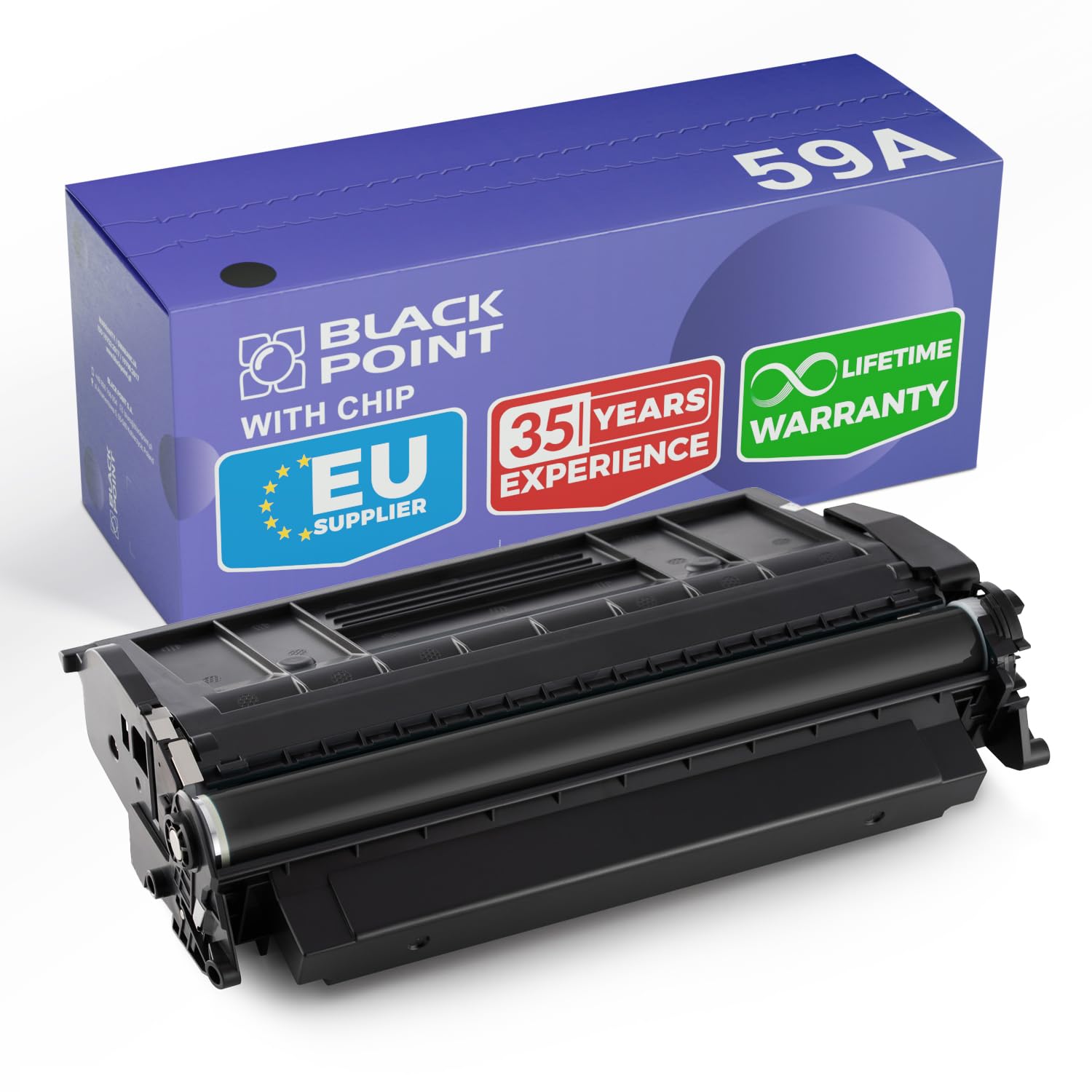 BLACK POINT Toner Kompatibel zu HP CF259A CF259X HP 59A 59X [MIT CHIP] - Schwarz - für HP LaserJet Pro MFP M428dw LaserJet Pro MFP M428fdn LaserJet Pro M428fdw LaserJet Pro M404dn LaserJet Pro M404dw