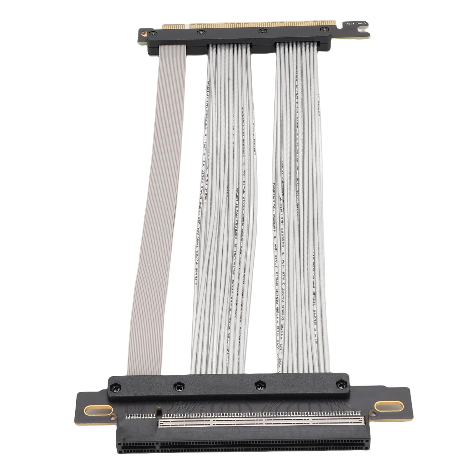 Generic Kabel Pionowy PCIE 5.0 16X Zapewniający integralność Sygnału dla Przedłużacza Karty Graficznej GPU dla Serwerów i Funkcji AI (20 cm)