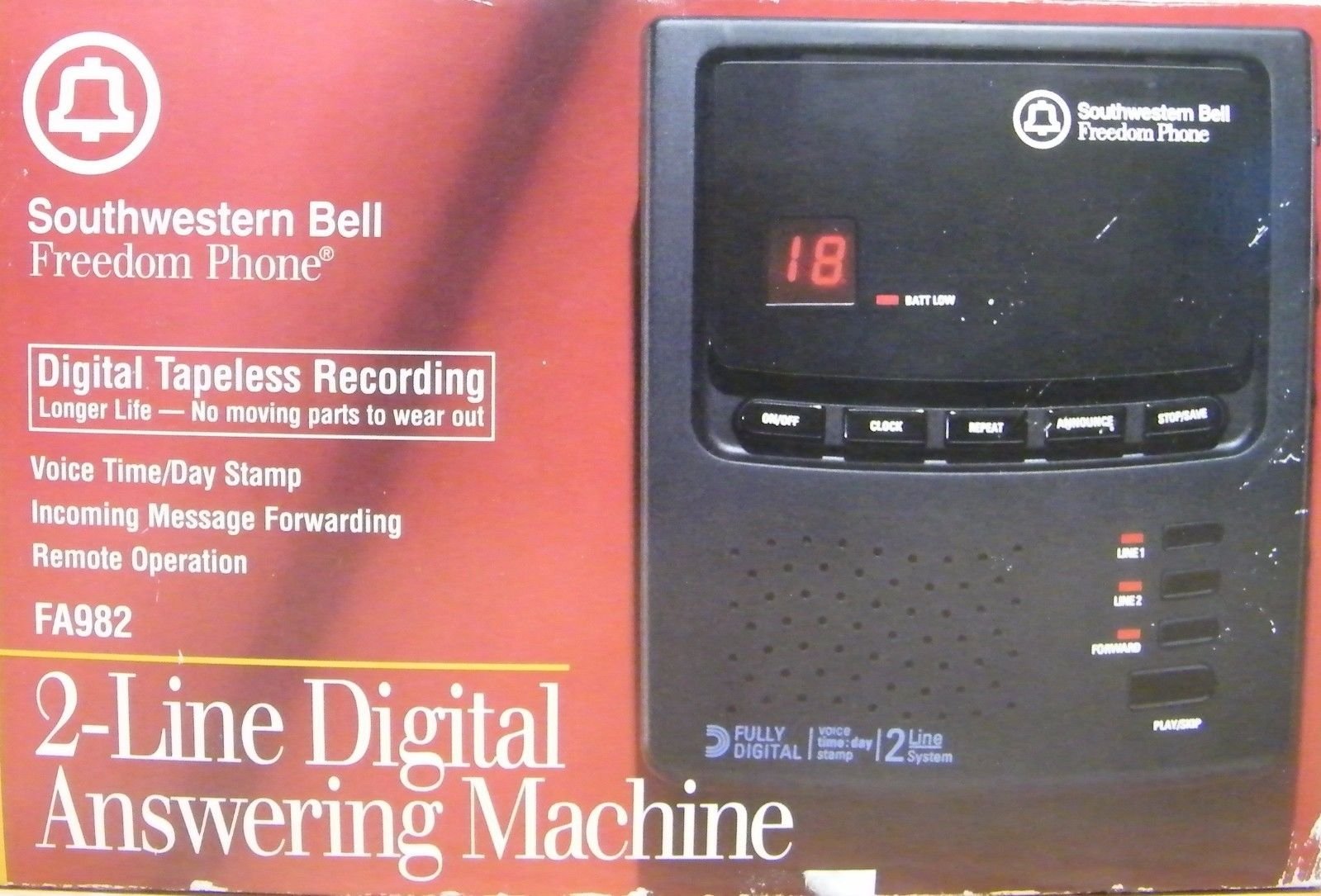 Southwestern Bell Digital Answering Machine FA992