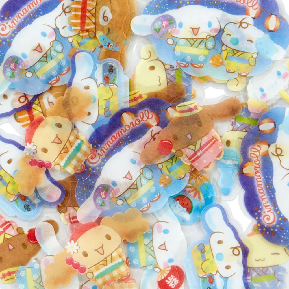 Amazon.co.jp: サンリオ(SANRIO) シナモロール 夏シール(和風) 987921 