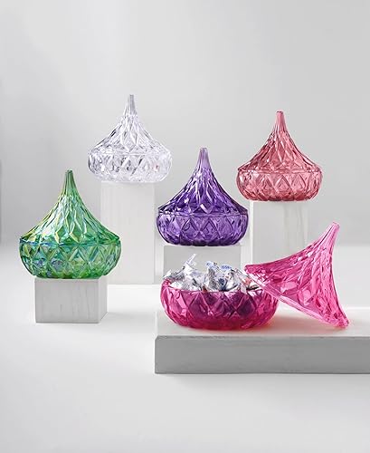 Miniatura 4 de Godinger Hershey - Plato para dulces, plato de chocolate, decoración de cristal (transparente) para sala de estar y comedor