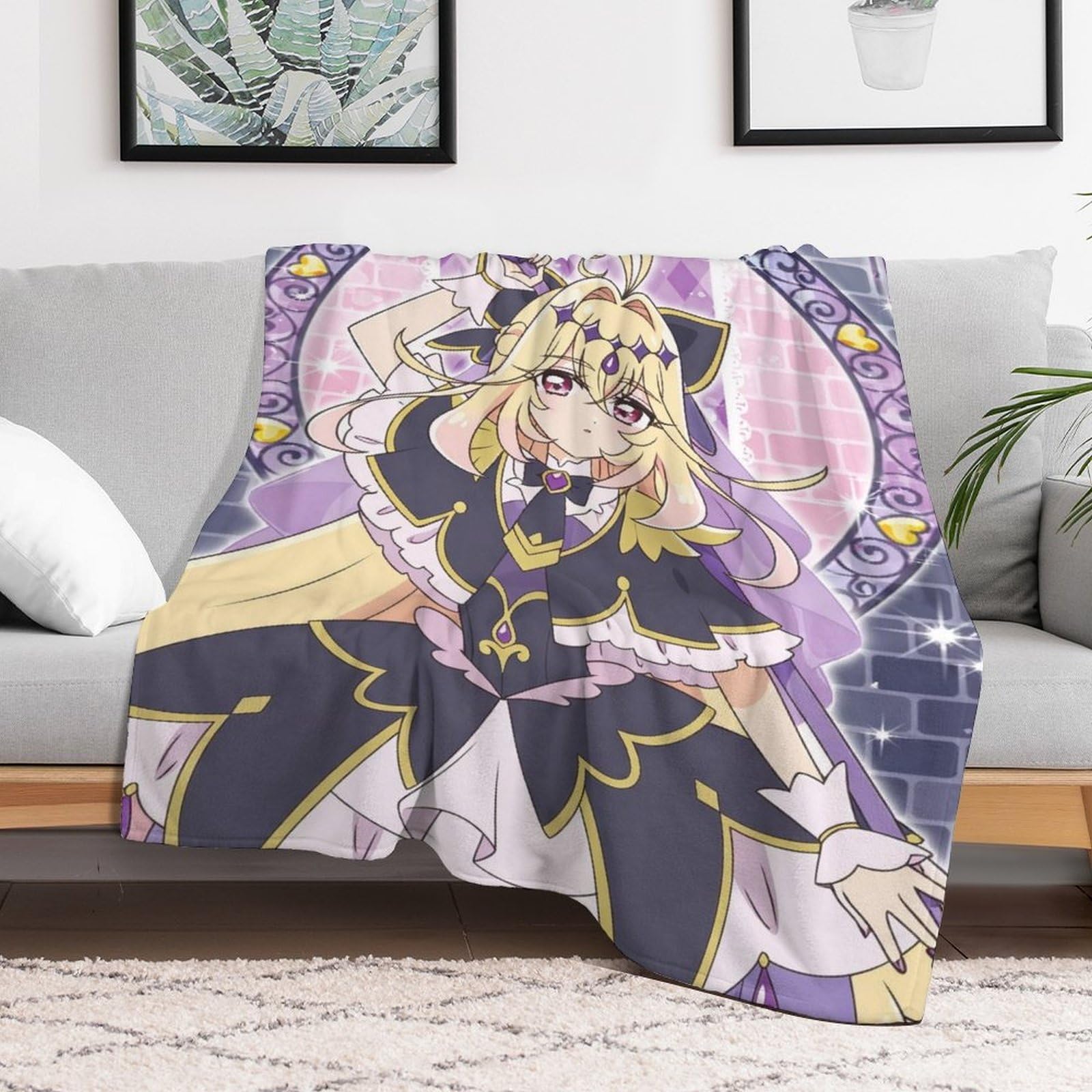 Amazon｜名探偵プリキュア！キュアアルカナ・シャドウ毛布 洗える 軽量