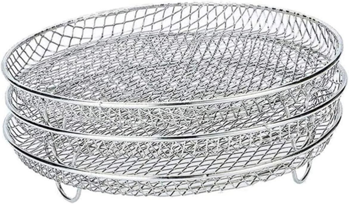 Air Fryer Accessories Stackable Rack Cooking Rack for Air Fryers and Grilling for Multi Function Kitchen Use Air Fryer Accessories Stackable Rack Cooking Rack for Air Fryers and Grilling for Multi Function Kitchen Use