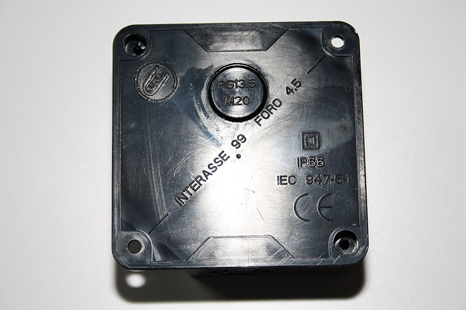 Giovenzana buzzer, pulsante a pedale e a mano, pulsante a fungo, IP66, 1S1Ö, NO e NC, nero