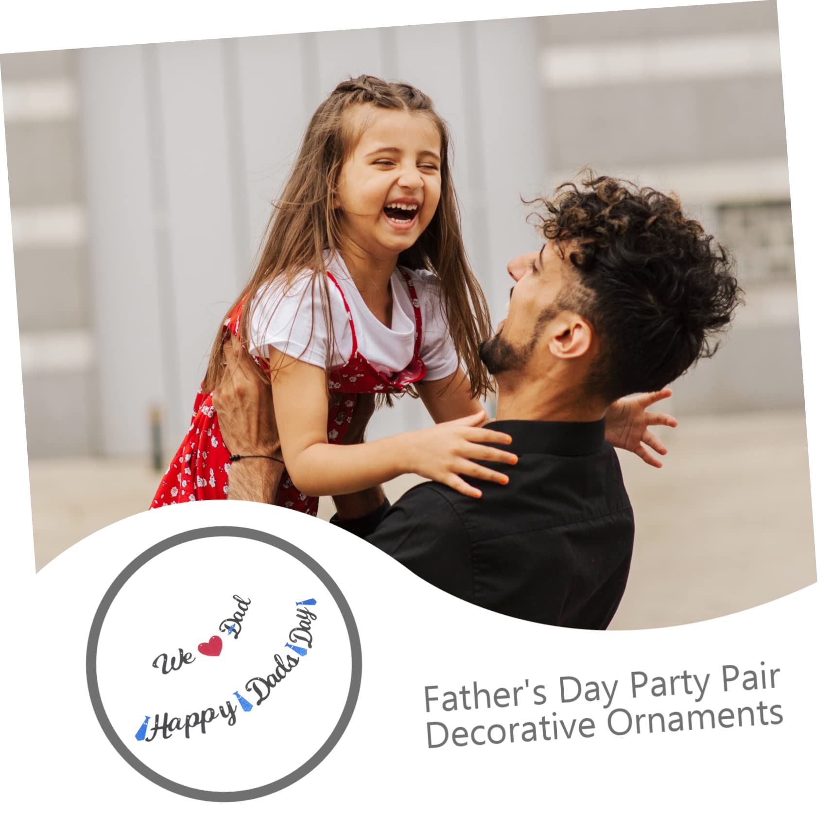 Cabilock 4 Juegos De Banderines Para El Día Del Padre Pancarta De Cumpleaños Para Hijo Y Papá Decoraciones Para El Día Del Padre Para Fiestas Decoración Colgante Fácil De Usar
