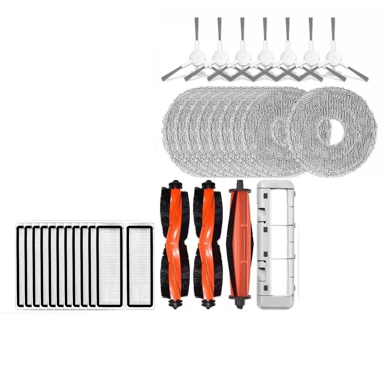 Compatibile Con Xiaomi, Compatibile Con Mijia, X20 / X20 Plus, Accessori for Robot for Spazzare E Pulire: Panno for La Pulizia, Spazzola Rotante, Filtro, Spazzola Laterale(Set c)