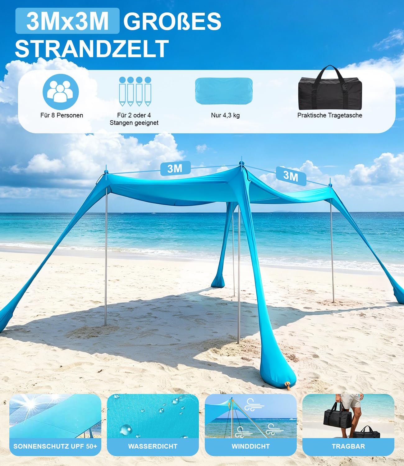 Namiot plażowy UV