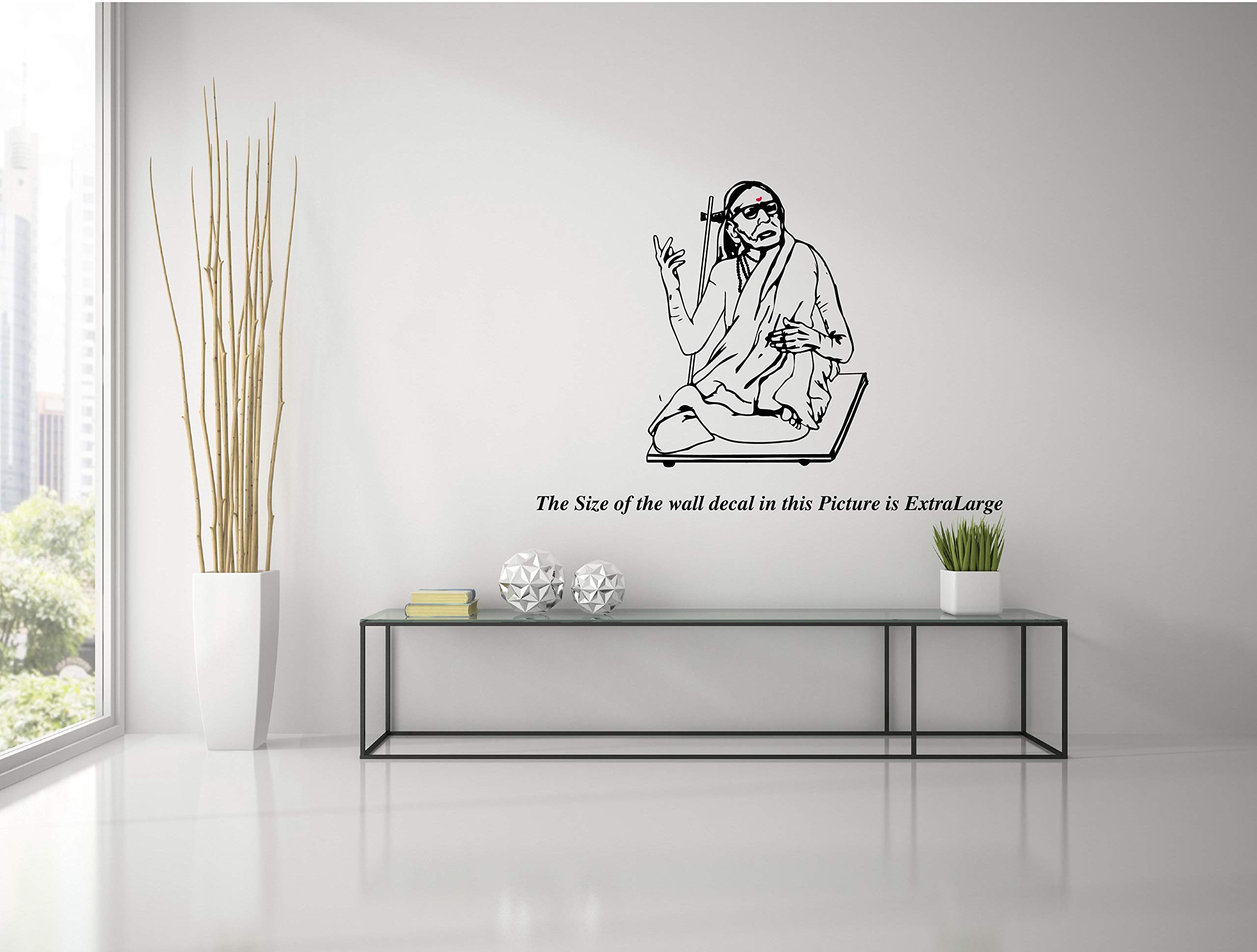 PEACOCKRIDE Maha Periyava - Sri Kanchi Paramacharya I Chandrashekarendra Saraswati I Sage of Kanchi I Wall Decal Large Black (PVC Vinyl) (B081F3713D) Amazon Price History, Amazon Price Tracker