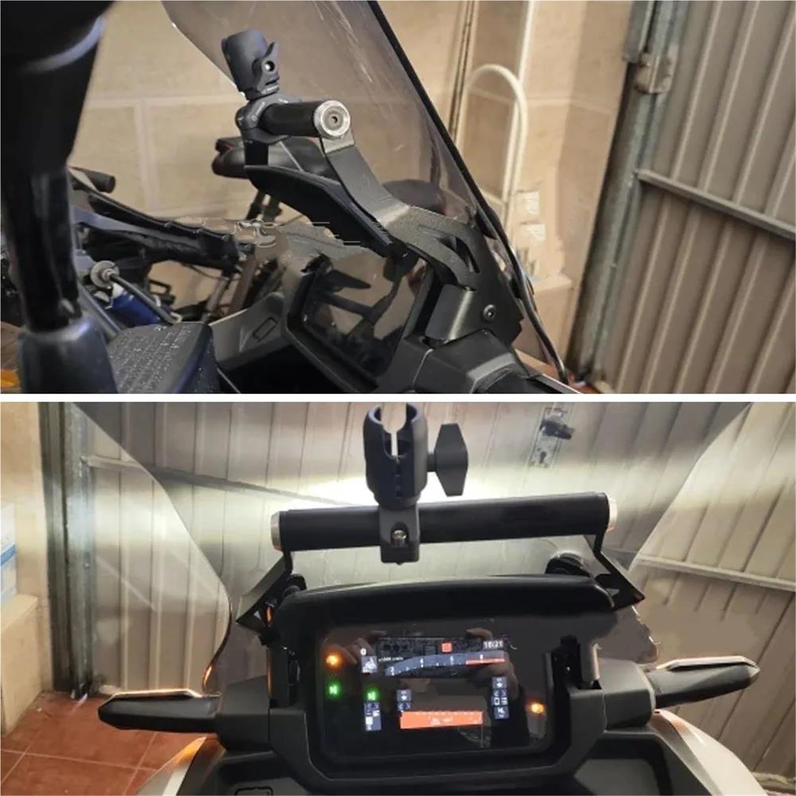 Support De Navigation GPS Moto pour NC750X NC 750X 2025 2026 avec Extension Et Support pour Smartphone Support de Navigation GPS