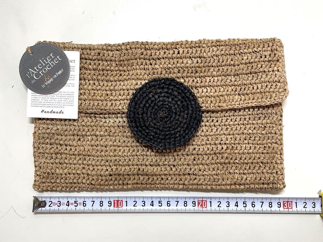 Amazon.co.jp: クラッチバッグ ラフィア l'Atelier du Crochet