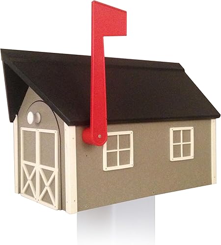 Miniatura 8 de Peaceful Classics Buzón de polietileno buzones Amish Craftsman duraderos, resistentes a la intemperie para usos exteriores como patio delantero y