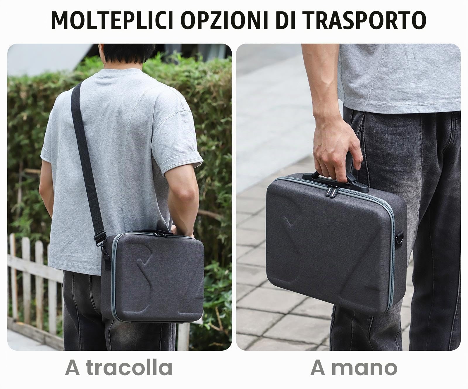 Custodia Portatile per DJI Neo/Goggles N3/RC Motion 3, Borsa di Immagazzinaggio Stoccaggio per Droni, Custodia da Trasporto Kit Accessori con Tracolla, Custodia Rigida Impermeabile