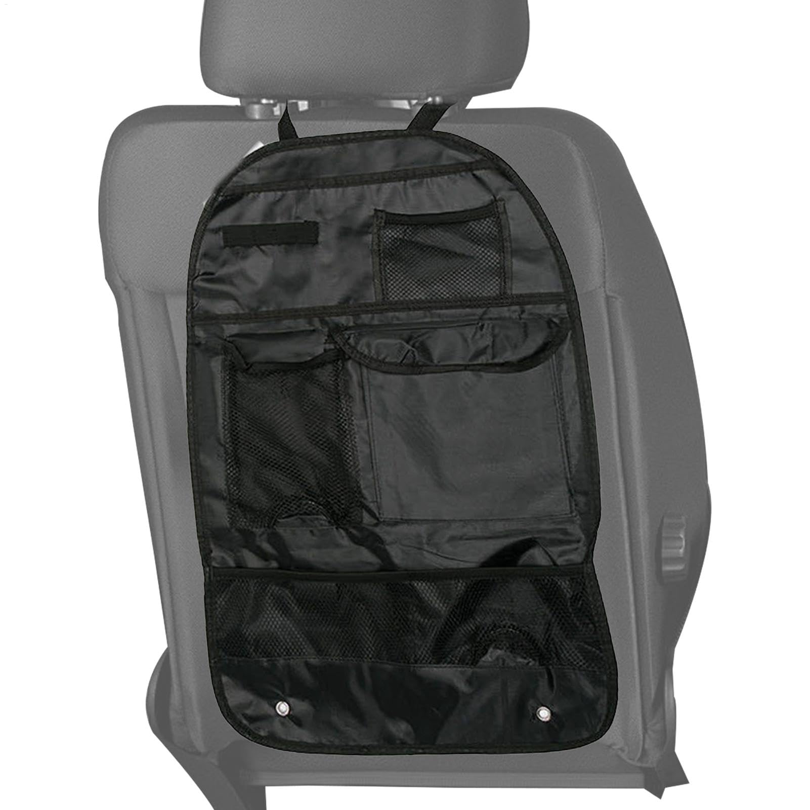 Behind Seat Car Organizer, Large Capacity Backseat Organization, Travel Accessories Multifunctional Car Seat Storage for Snacks, Children's Toys, Water Bottles, Drinks