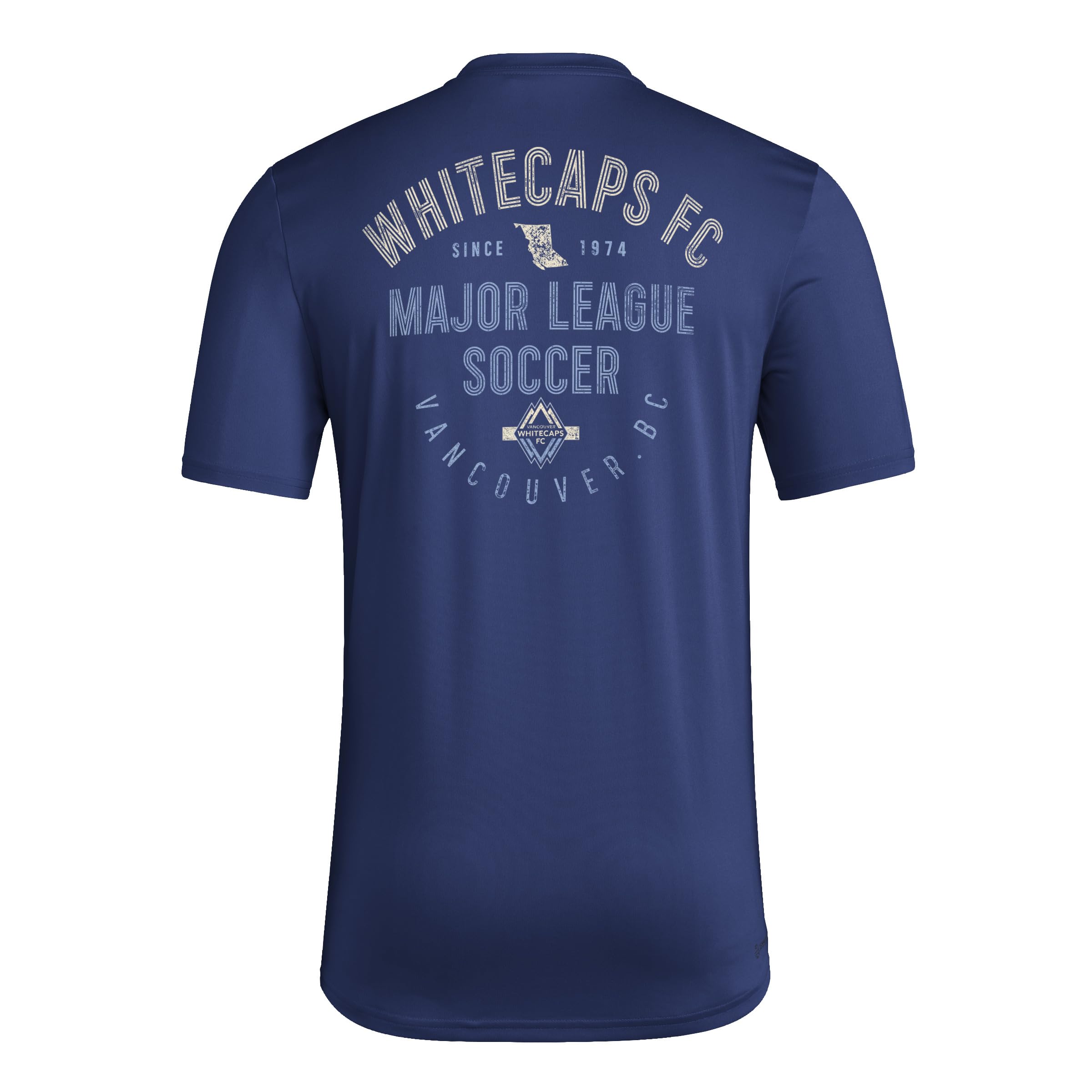 adidas Vancouver Whitecaps Short Sleeve Pre Game T-Shirt Mężczyźni Vancouver Whitecaps Short Sleeve Pre-game T-shirt