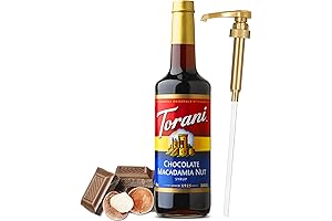 Torani Chocolate Macadamia Nut Syrup Bliss In A Bottle