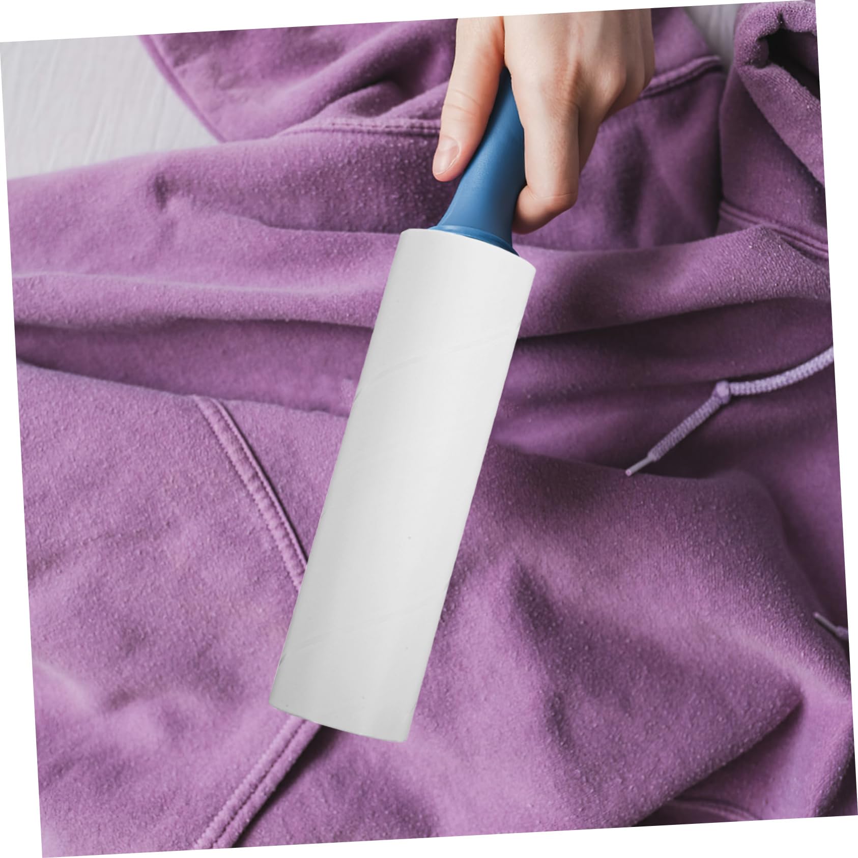10 Stück Packung Fusselrollen Nachfüllpackungen 50 Blatt Je Rolle Selbstklebend Wiederverwendbar für Kleidung Möbel und Polster Weiß
