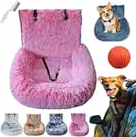 Pelzbarn Dog Car Seat Bed - Waterproof, Non-Slip, With Safety Straps, Protects Seats From Hair & Scratches (Gray, 72x60cm)