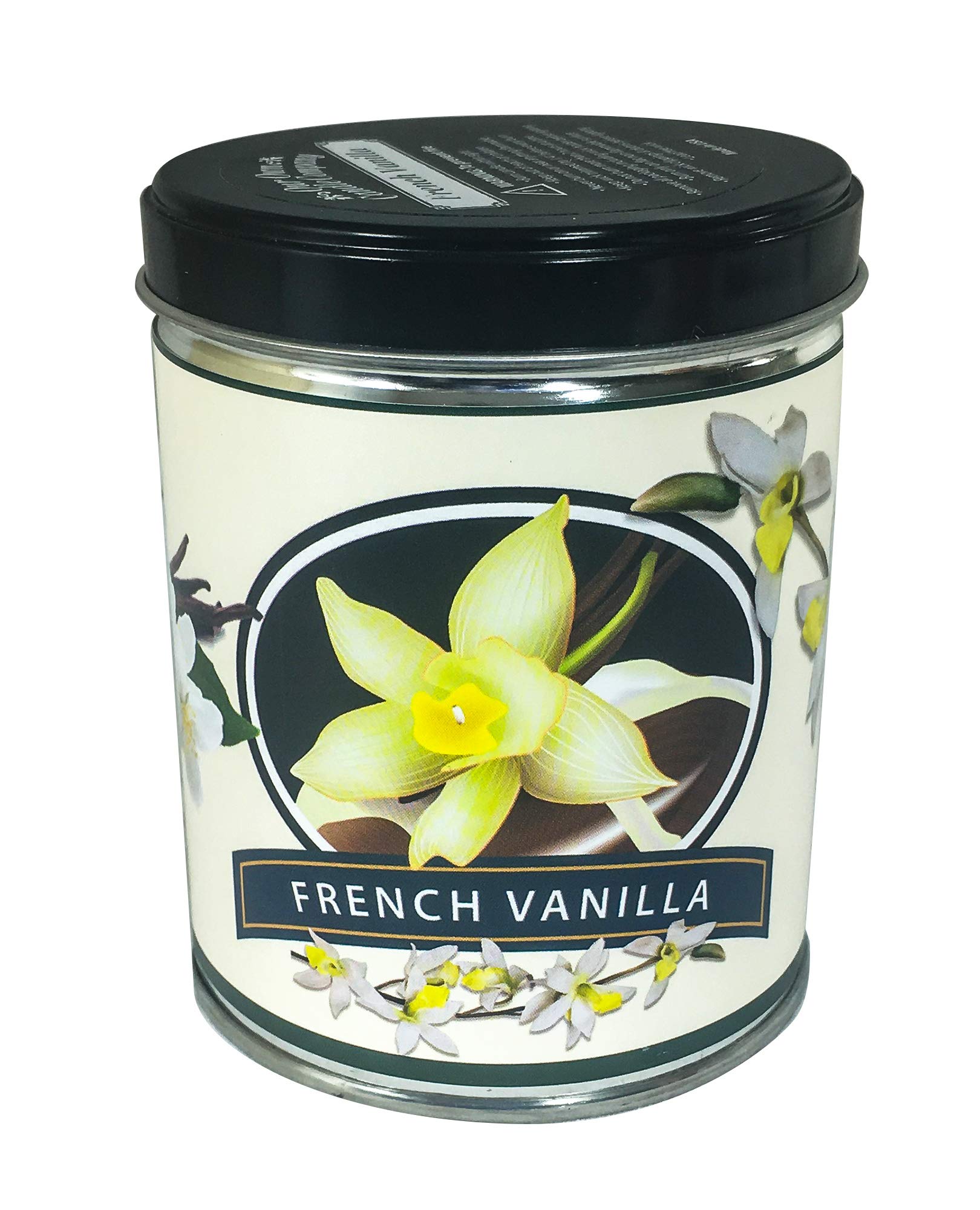 French Vanilla Scented Tin Candle, Up to 100 Hours of Burn Time with Specialty Blended Soy & Paraffin Wax | Our Own Candle Company, 13 Ounce