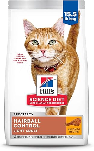 Alimento seco para gatos Hill's Science, control de las bolas de pelo