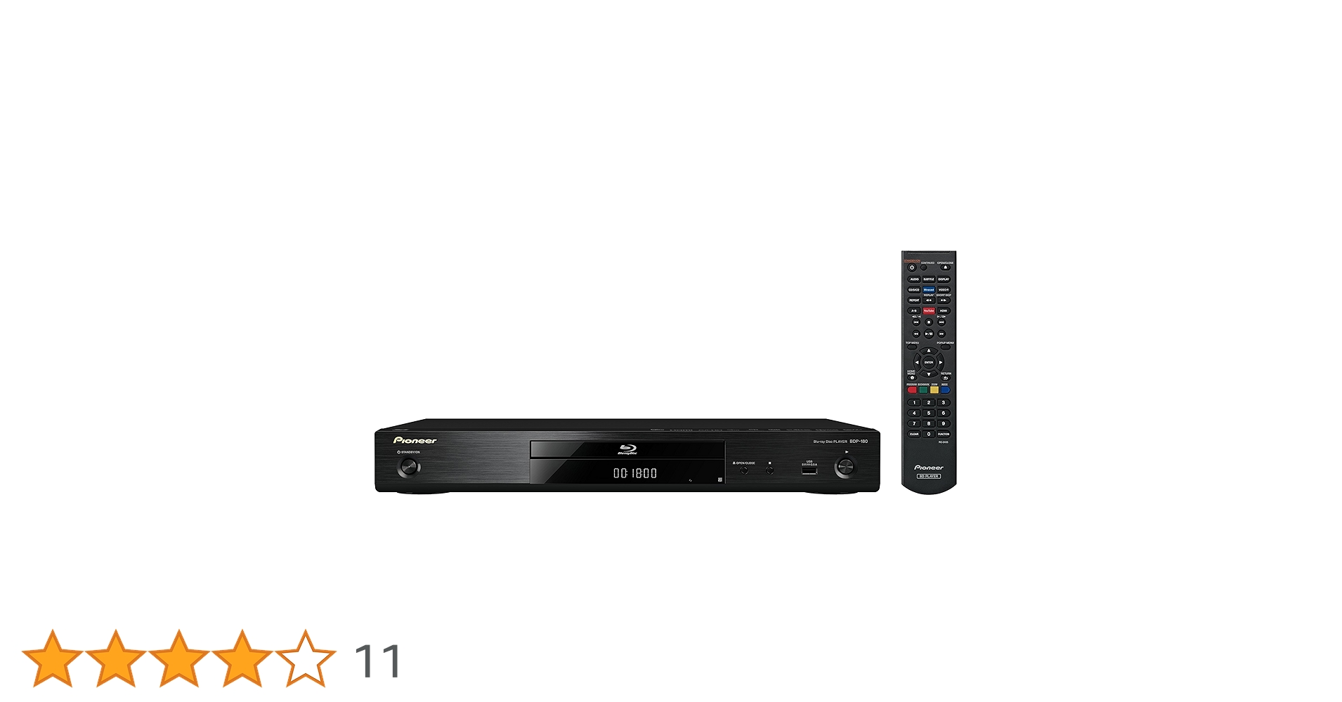 プレーヤー Pioneer BDP-180-K Blu-ray player Pioneer ブルーレイプレーヤー 4K ブラック BDP-180-K