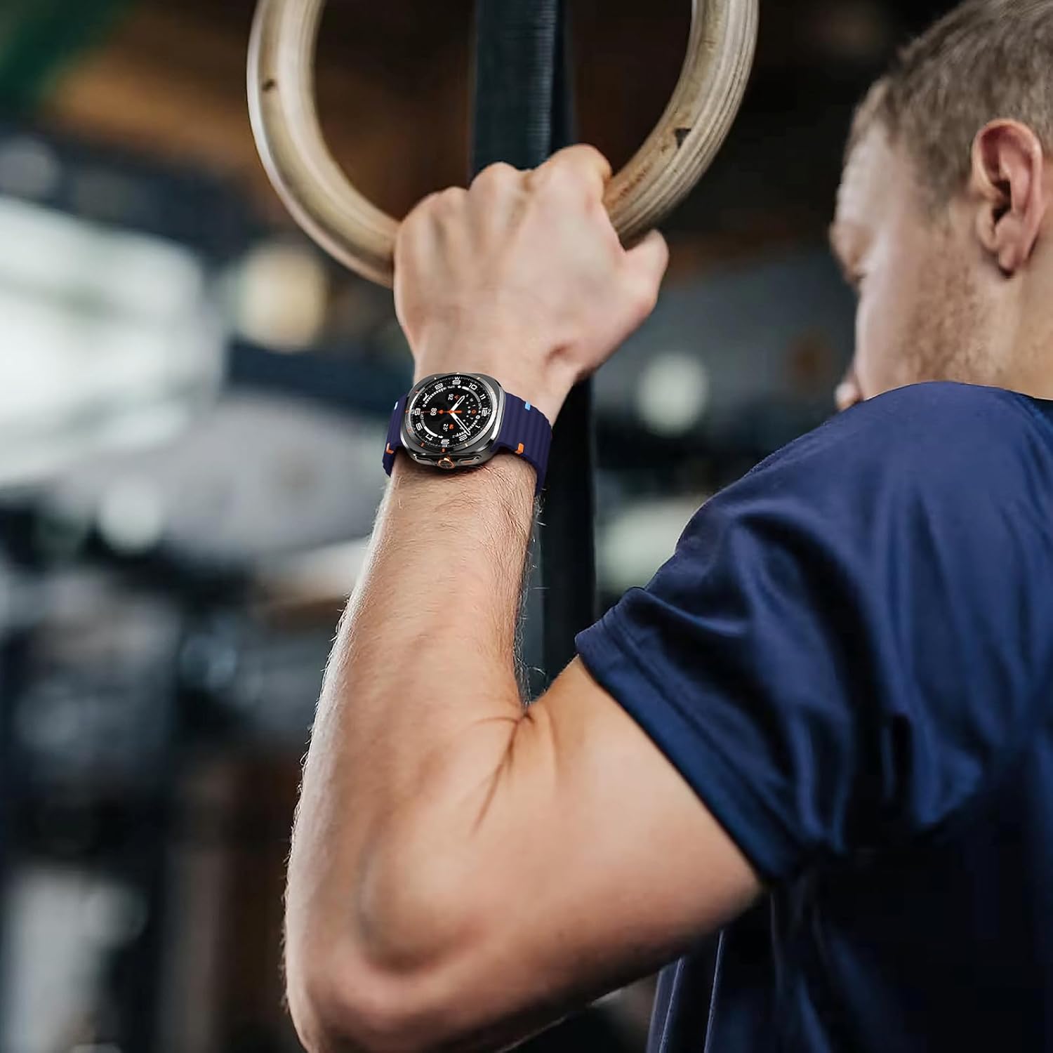 3-Pack Sport Bands Compatible with Galaxy Watch Ultra bands (2025/2024), Soft Silicone Samsung Galaxy Watch 7 Ultra 47mm Band for Men Women - Image 6