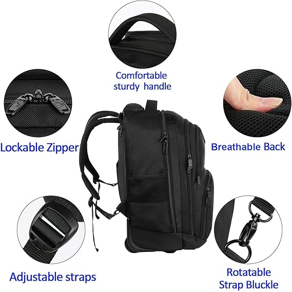 backpack with strap for suitcase