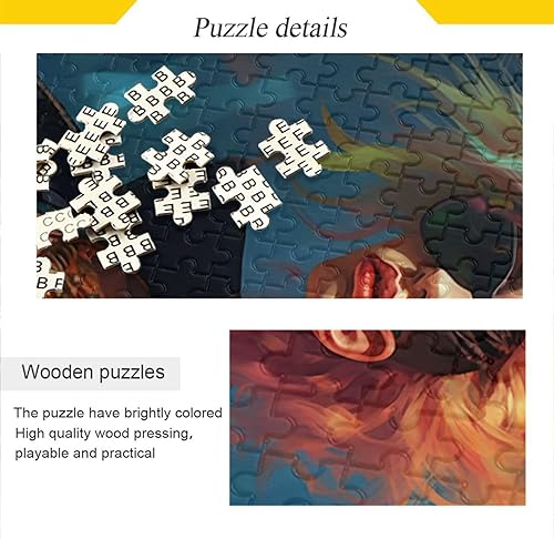 Miniatura 2 de Rompecabezas Cool Rock Girl de 500 piezas para adultos, rompecabezas educativos de aprendizaje, juguetes familiares difíciles y desafiantes con