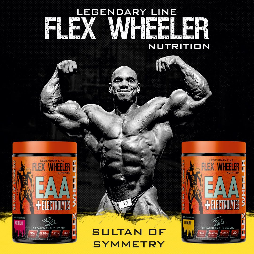 Flex Wheeler Nutrition EAA - 30 Servings | Essential Amino Acids Blend for Optimal Recovery and Performance | Lemon Lime Flavor — Amazon image 7